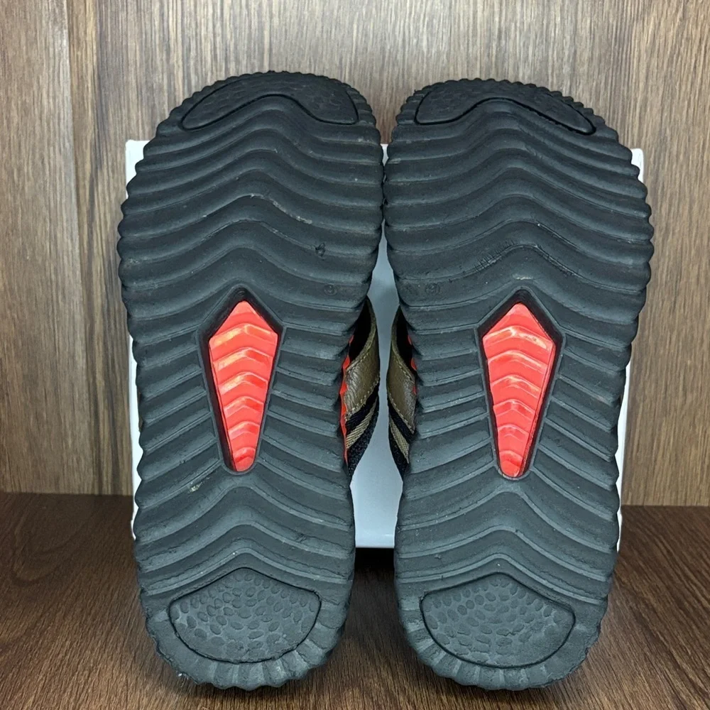 Red Dragonfly Buckaroo Men’s Flip Flops Olive Black Size 9 Comfort Sandals